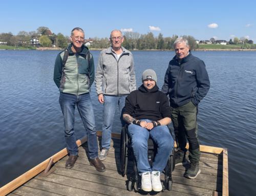 Barrierefreies Angeln am Penzinger See: Fischer bauen Steg für mehr Teilhabe